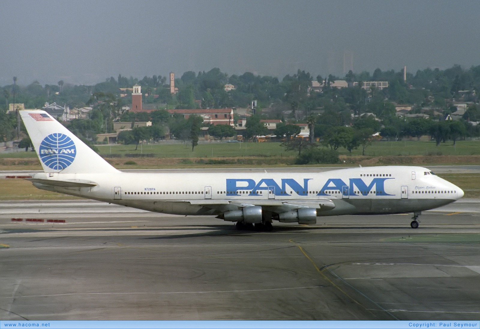 Photo of N726PA - Pan Am Clipper Cathay - Apr 9, 1989