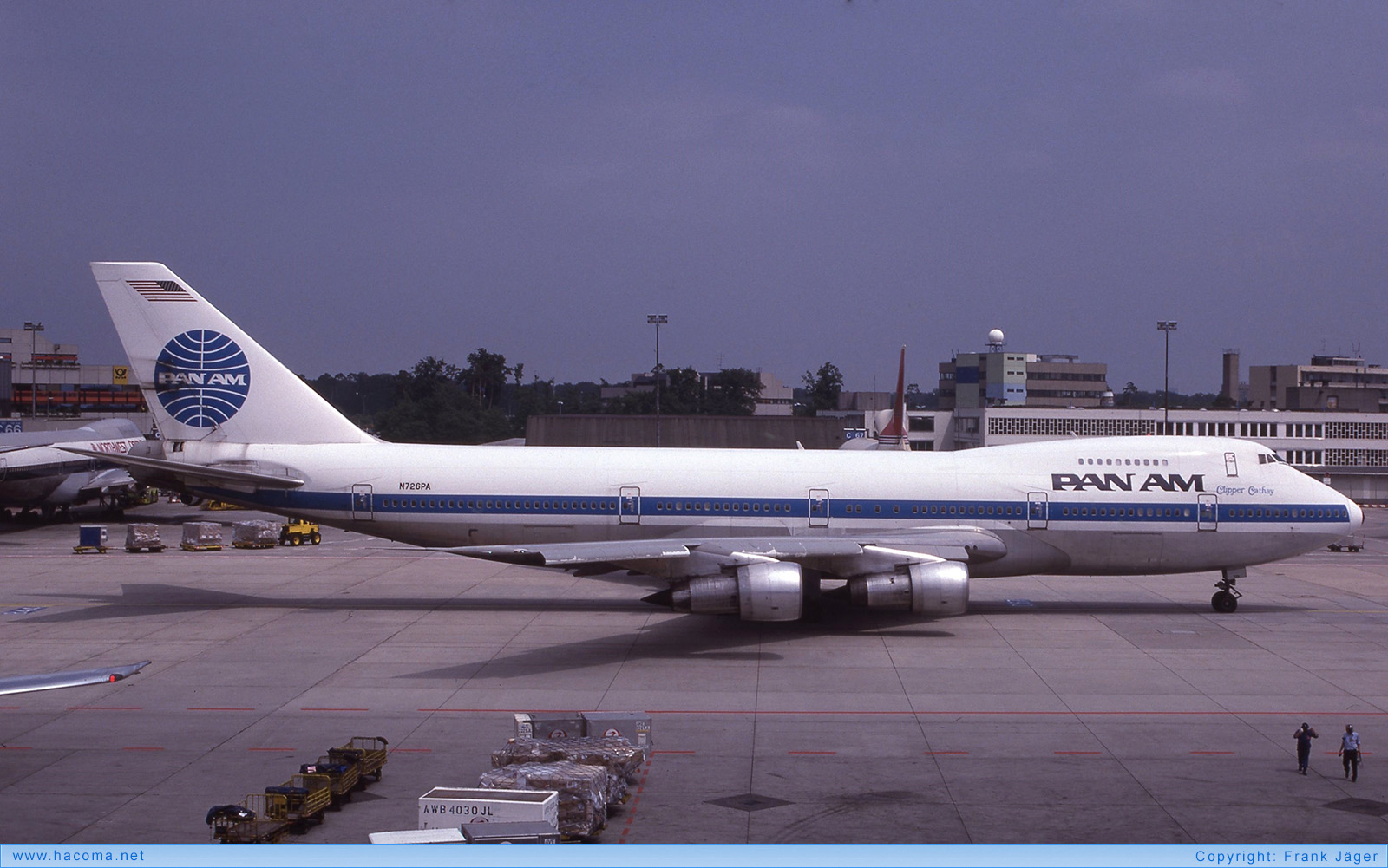 Photo of N726PA - Pan Am Clipper Cathay - Frankfurt International Airport - Jun 14, 1986