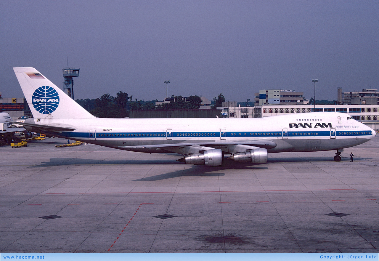 Foto von N727PA - Pan Am Clipper Belle of the Sky - Flughafen Frankfurt am Main - 1988