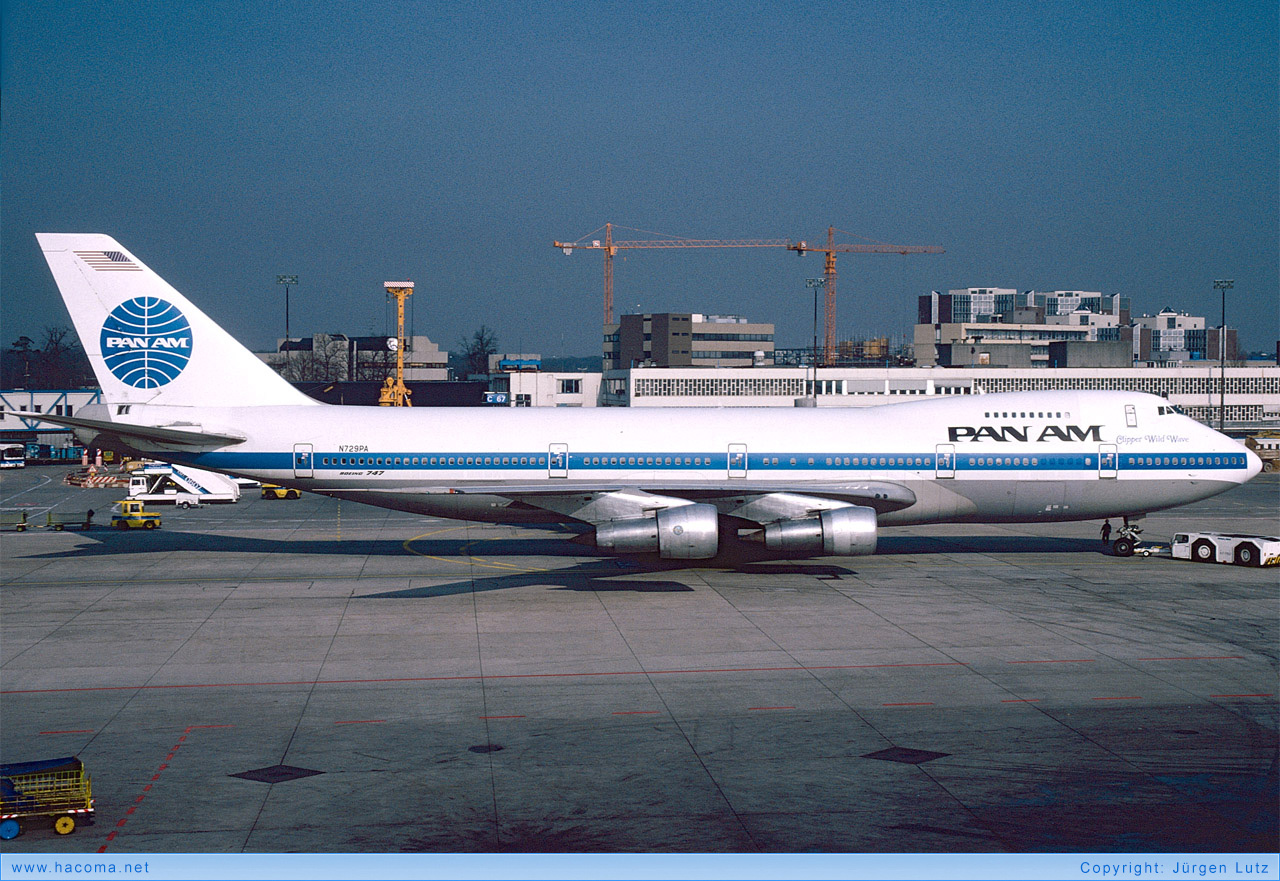 Photo of N729PA - Pan Am Clipper Wild Wave - Frankfurt International Airport - 1990