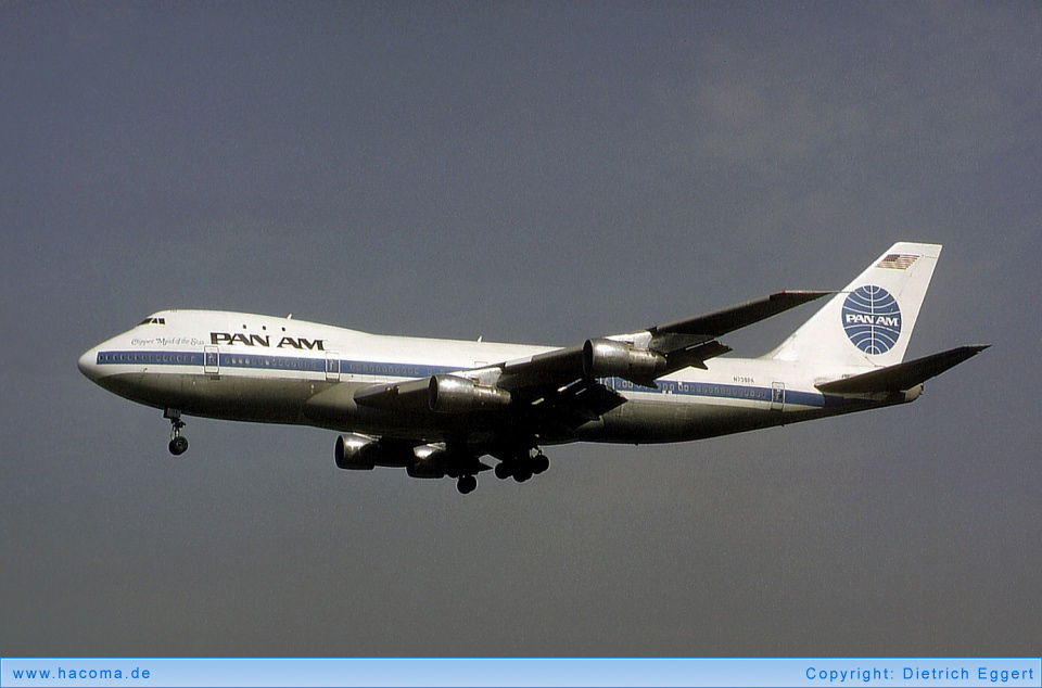 Foto von N739PA - Pan Am Clipper Morning Light / Maid of the Seas - Flughafen Frankfurt am Main - 05.1988