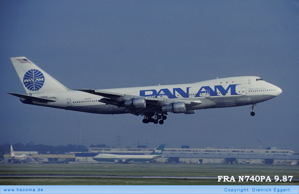 Foto von N740PA - Pan Am Clipper Rival / Ocean Pearl - Flughafen Frankfurt am Main - 09.1987