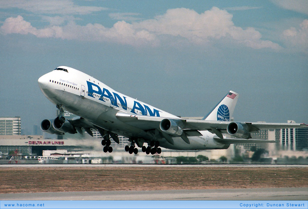 Photo of N744PA - Pan Am Clipper Star of the Union / Ocean Spray - Los Angeles International Airport