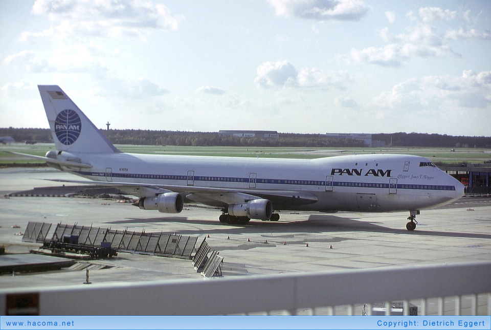 Photo of N747PA - Pan Am Clipper America / Sea Lark / Juan T. Trippe - Frankfurt International Airport - Nov 1981
