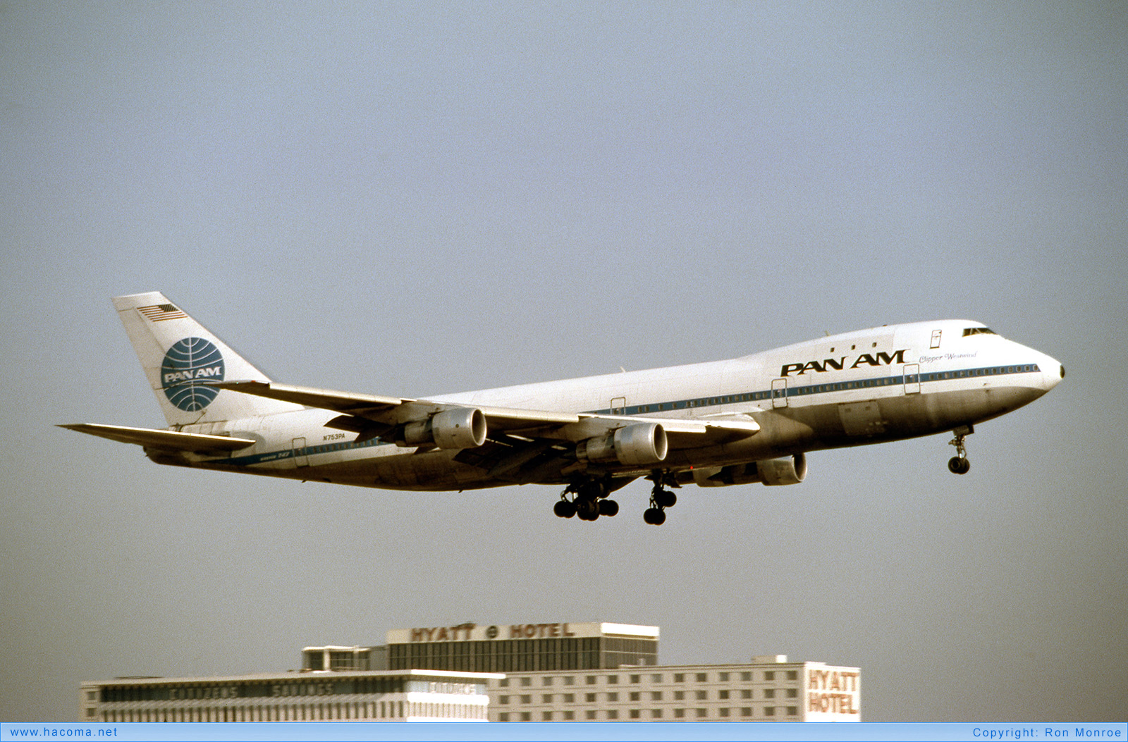 Photo of N753PA - Pan Am Clipper Westwind / Queen of the Skies - Los Angeles International Airport - Jun 1981