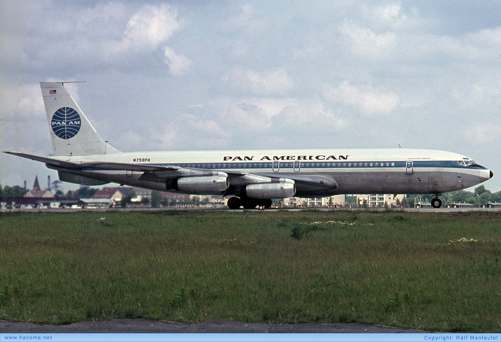 Photo of N759PA - Pan Am Clipper Freedom / Texas - Berlin-Tegel Airport - Jun 3, 1968