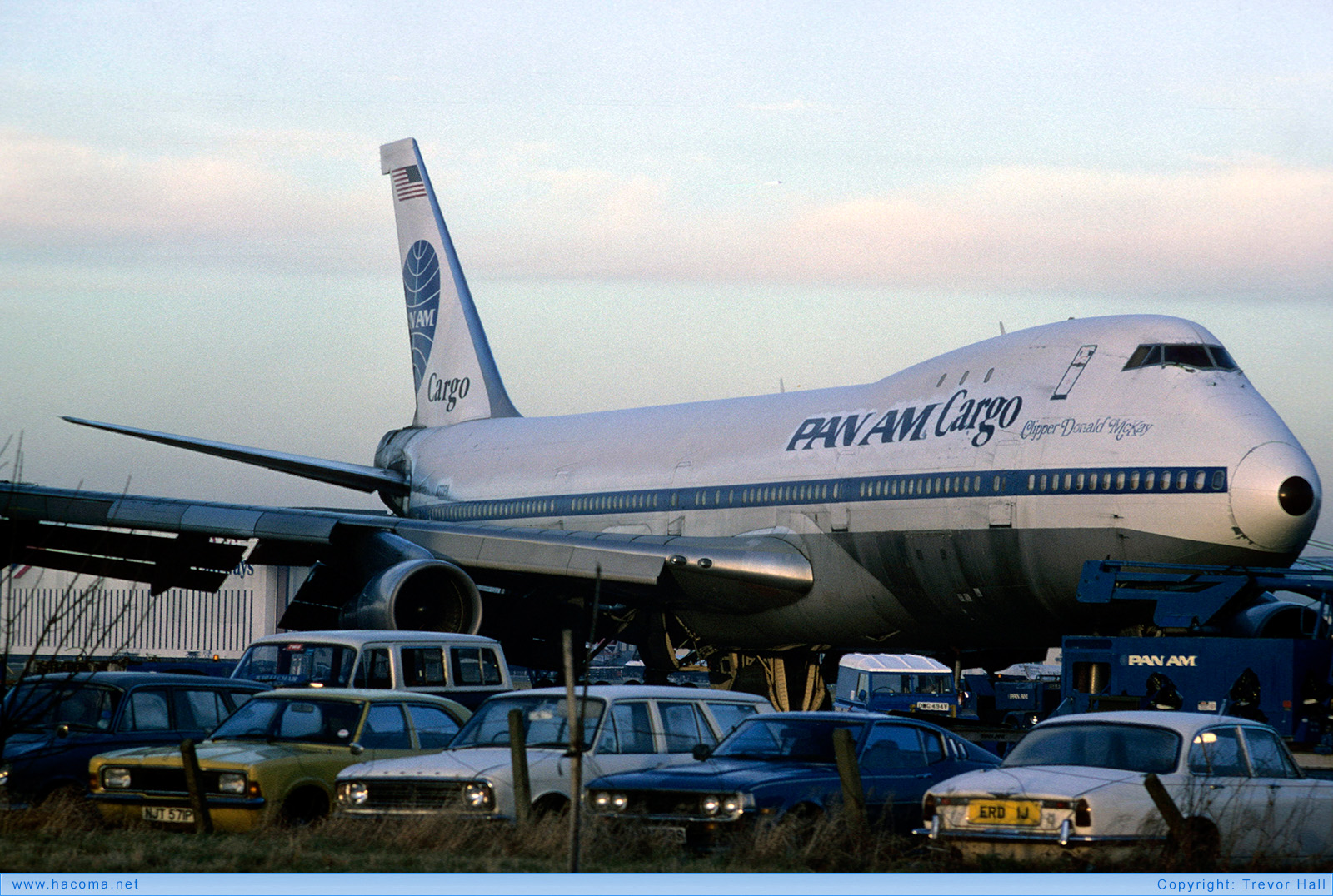 Foto von N771PA - Pan Am Clipper Donald McKay / Messenger - London Heathrow Airport - 01.1980