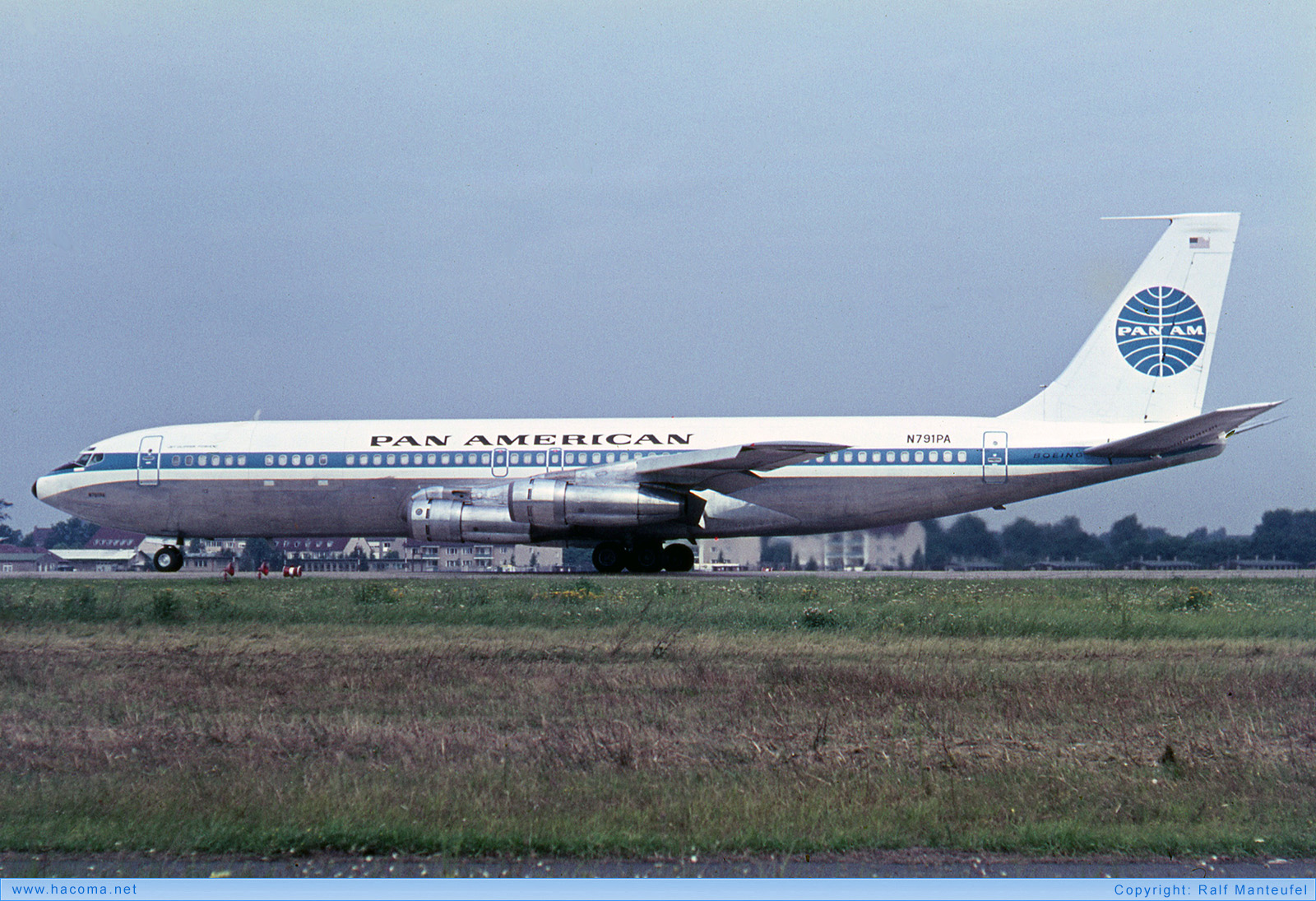 Photo of N791PA - Pan Am Clipper Fidelity - Berlin-Tegel Airport - Aug 8, 1966