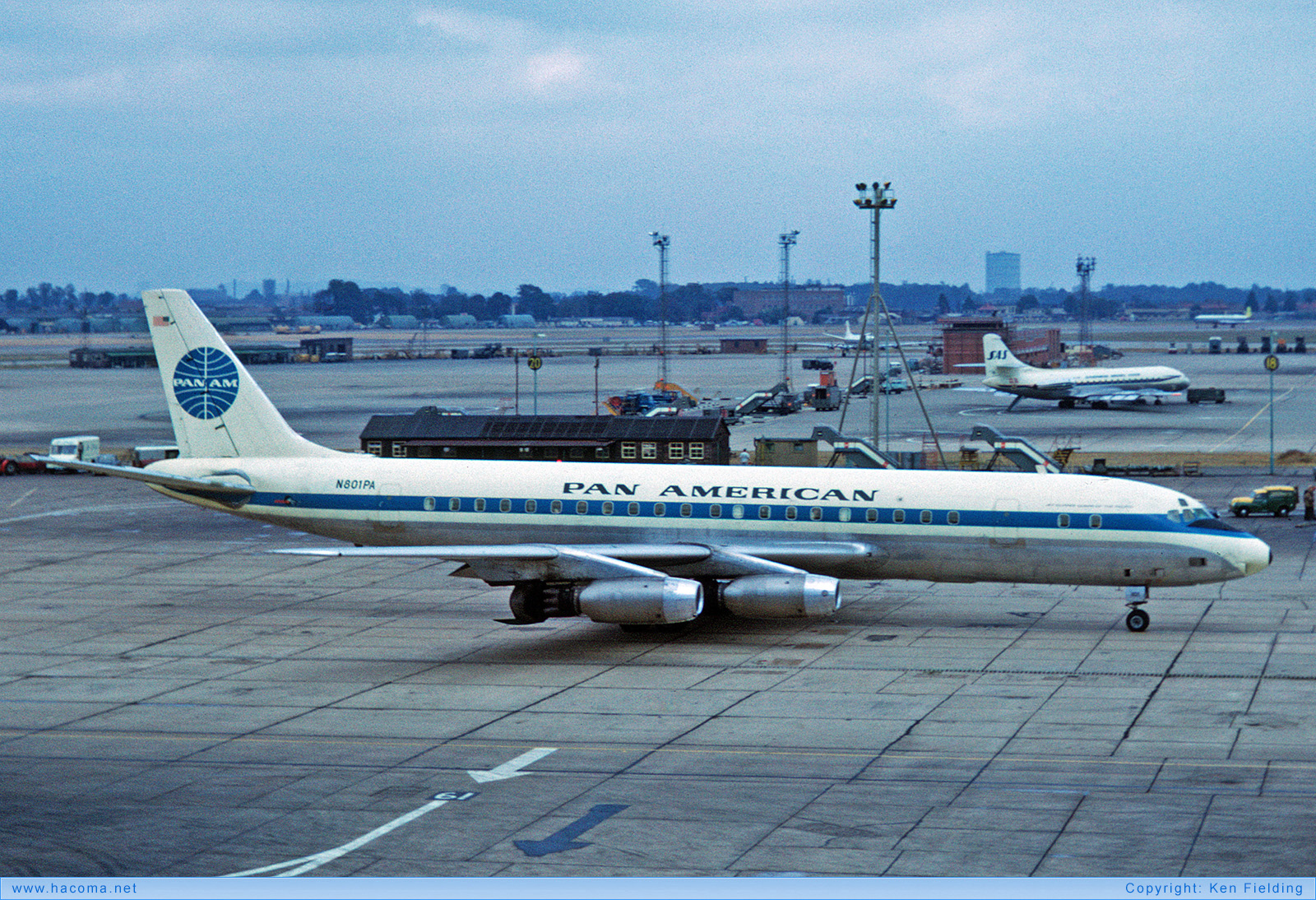 Photo of N801PA - Pan Am Clipper Queen of the Pacific - London Heathrow Airport - Sep 14, 1964