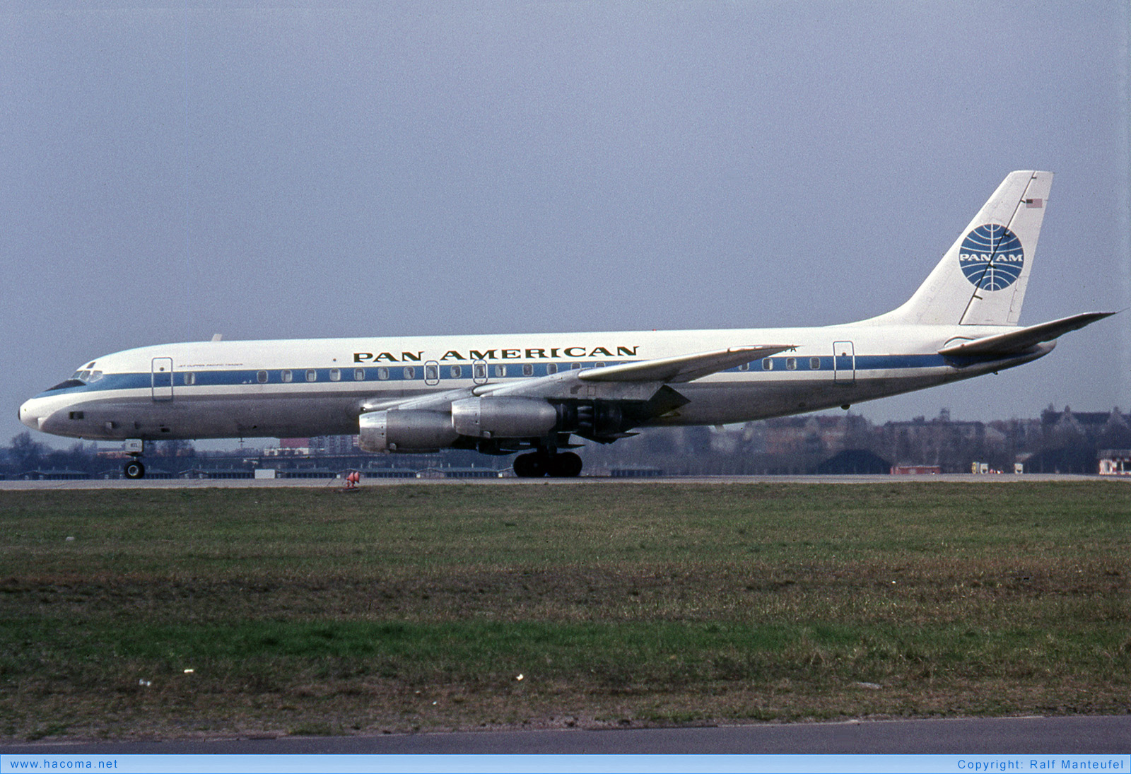 Photo of N811PA - Pan Am Clipper Pacific Trader / Osagiyefo - Berlin-Tegel Airport - Feb 1967