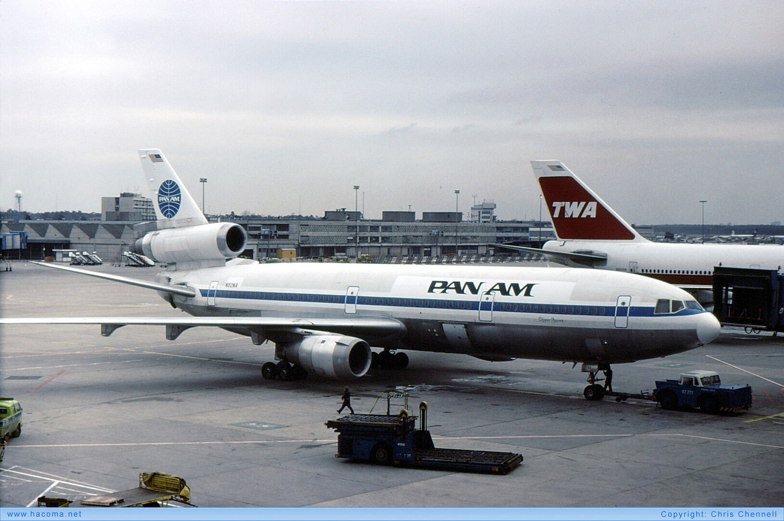 Photo of N82NA - Pan Am Clipper Aurora - Frankfurt International Airport - Feb 8, 1981