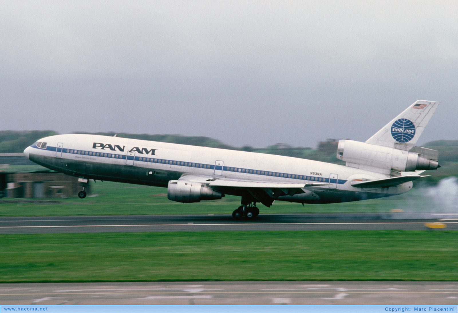 Photo of N82NA - Pan Am Clipper Aurora - Glasgow Prestwick Airport - 1983