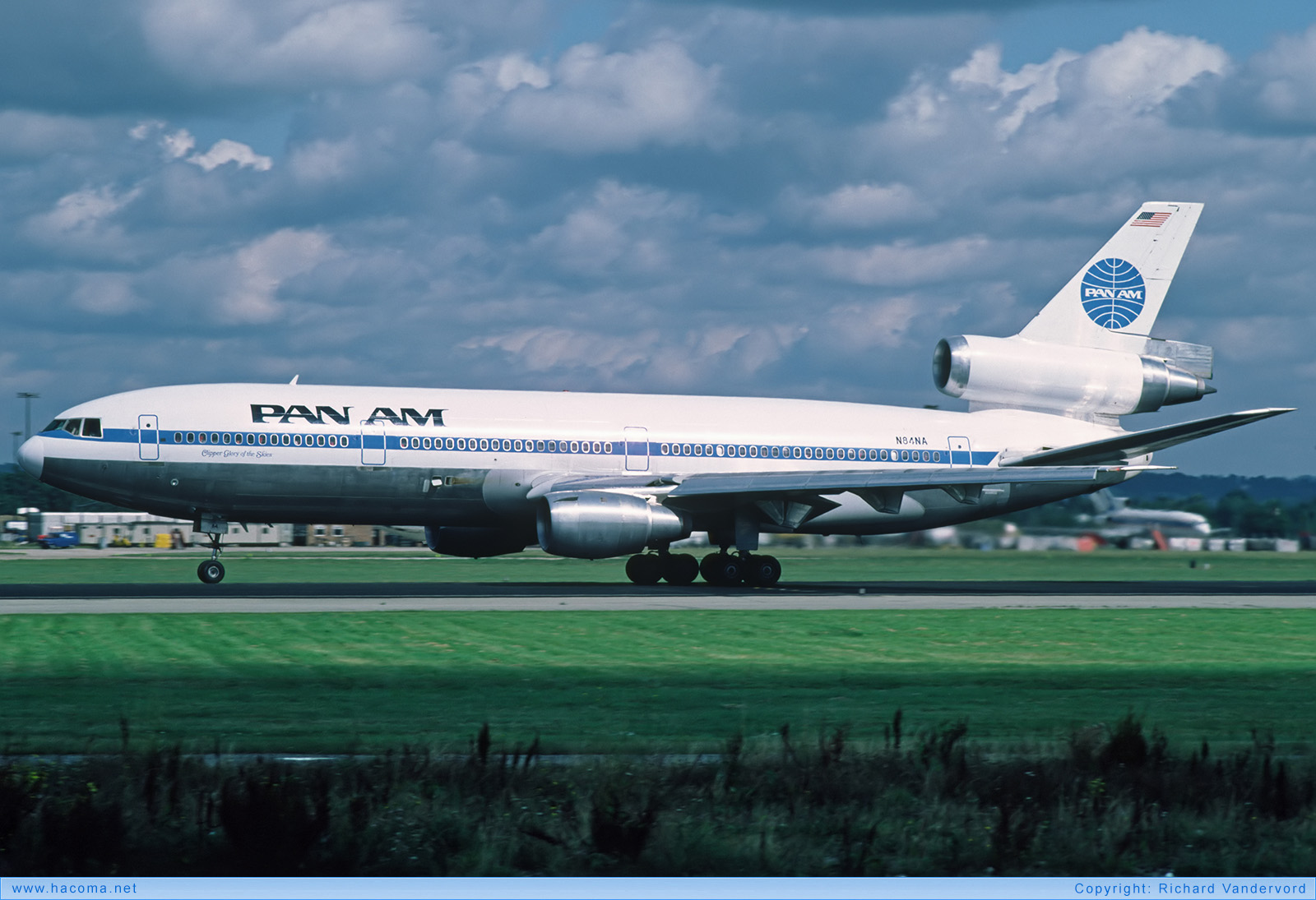 Photo of N84NA - Pan Am Clipper Glory of the Skies - Gatwick Airport - Sep 1982