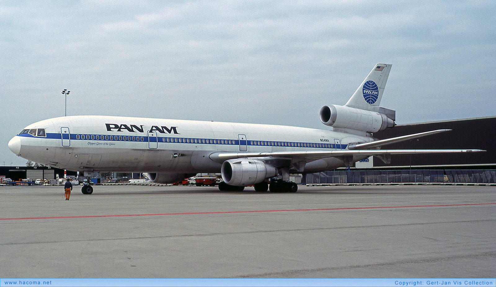 Photo of N84NA - Pan Am Clipper Glory of the Skies - Amsterdam Airport Schiphol - Apr 1986