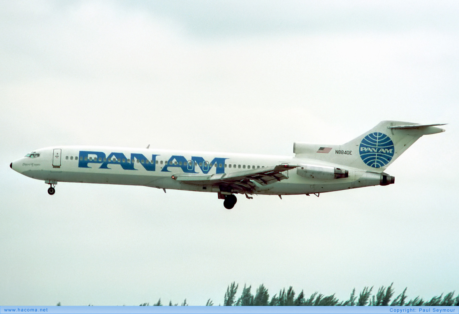 Photo of N8840E - Pan Am Clipper Empire - Miami International Airport - Apr 28, 1990