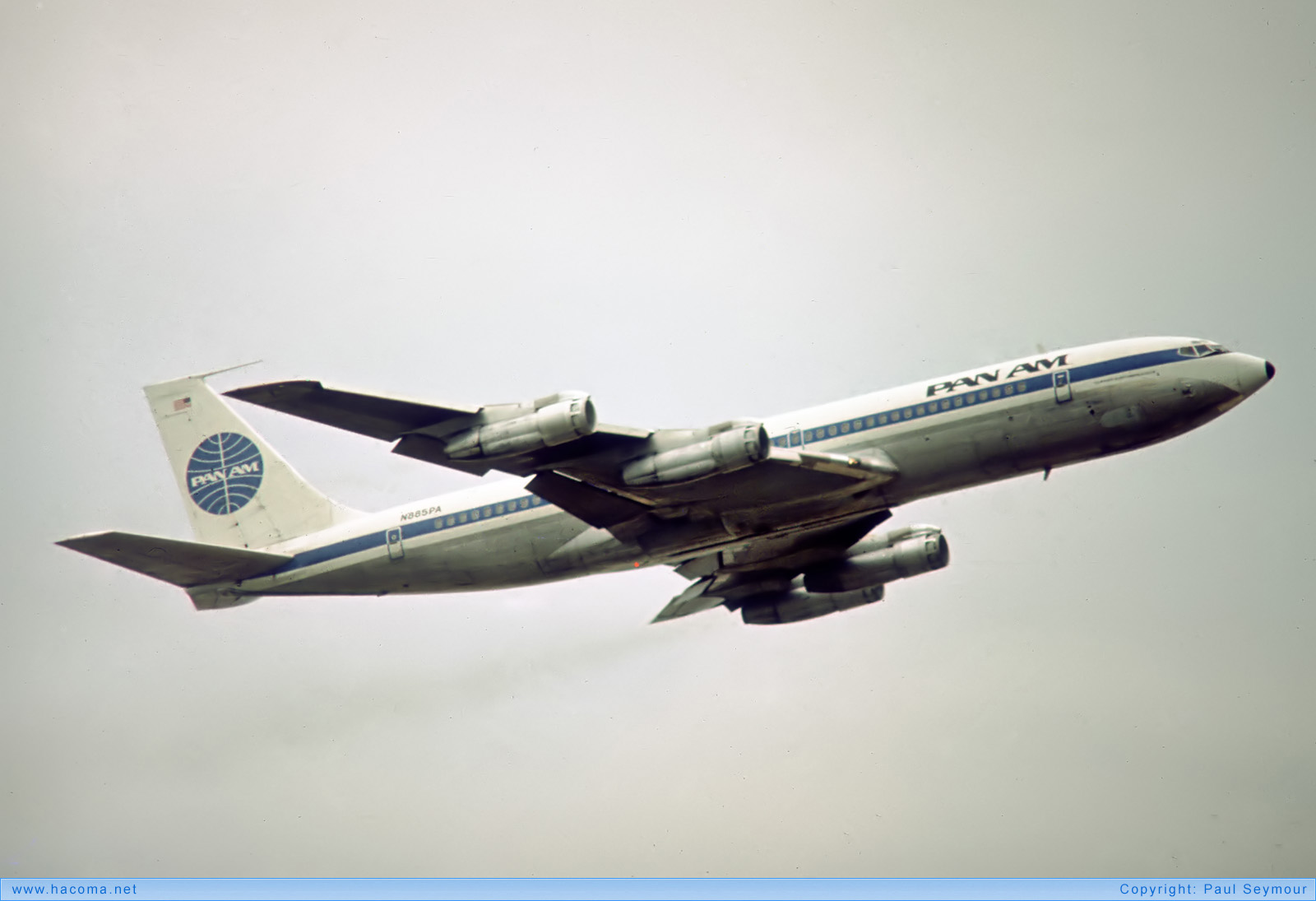Photo of N885PA - Pan Am Clipper Northern Light - London Heathrow Airport - Oct 19, 1977