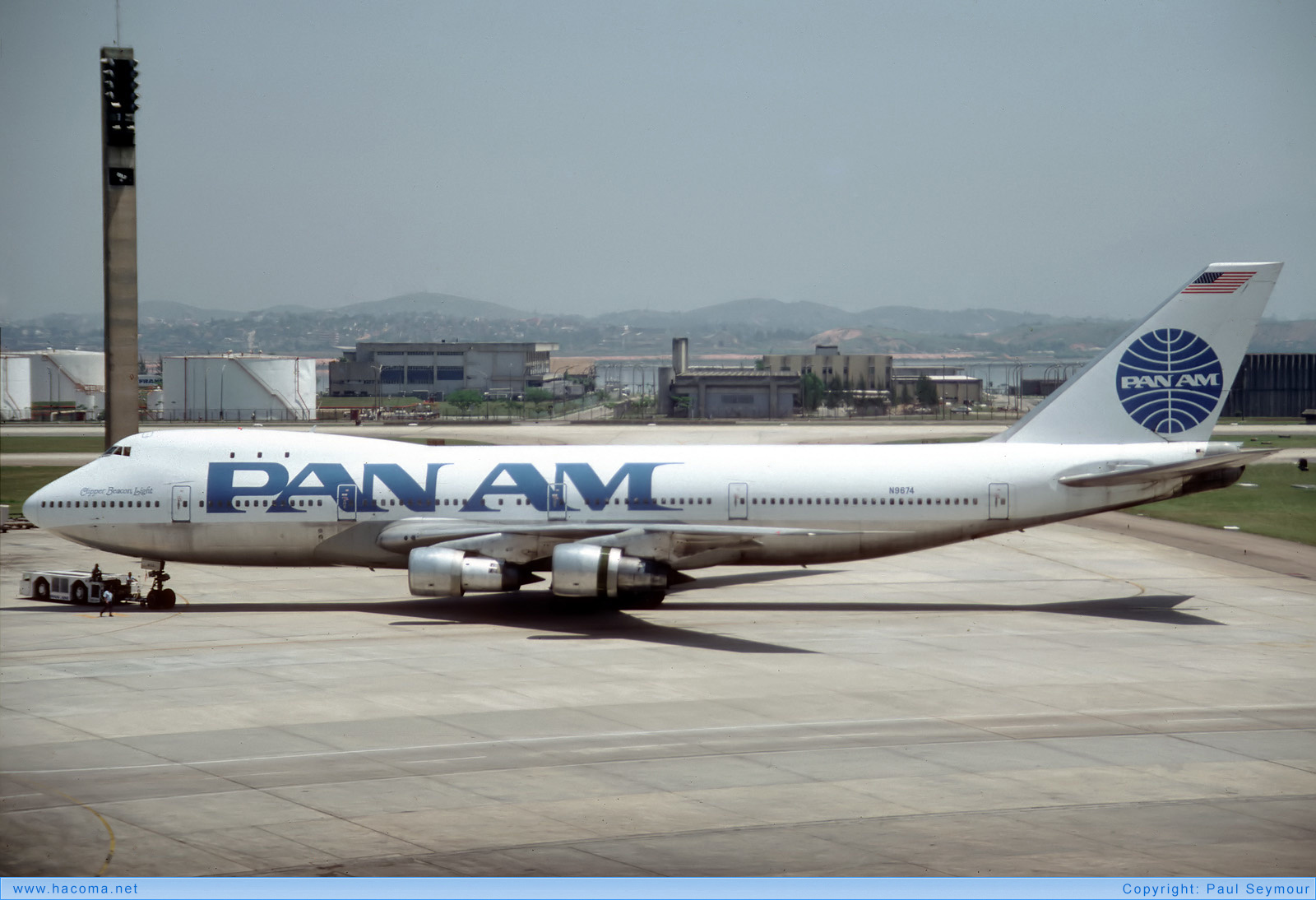 Foto von N9674 - Pan Am Clipper Beacon Light - Flughafen Rio de Janeiro-Galeão - 15.10.1988