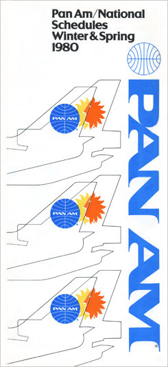 Pan Am Flugplan 15.02.1980