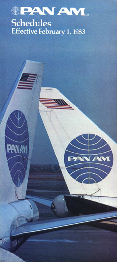 Pan Am Flugplan 01.02.1983