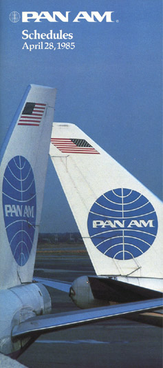 Pan Am Flugplan 28.04.1985