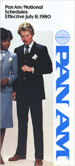 Pan Am Flugplan 08.07.1980