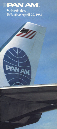 Pan Am Flugplan 29.04.1984