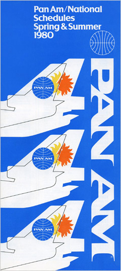 Pan Am Flugplan 27.04.1980